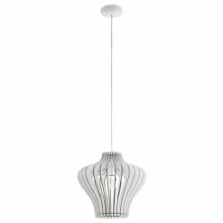 Luminaires Scandinaves-Luminaires Eglo Suspension Eglo COSSANO 2 Blanc, 1 lumière