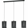 Luminaires Eglo Suspension Eglo CREMELLA Noir, 3 lumières* Suspensions