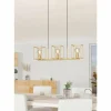 Lampes Dorées-Luminaires Eglo Suspension Eglo CUMIOLE Or, 3 lumières