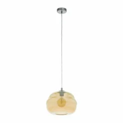Luminaires Eglo Suspension EGLO DOGATO Chrome, 1 lumière
