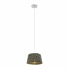 Style Boho-Chic-Luminaires Eglo Suspension EGLO DOVENBY Blanc, 1 lumière