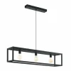 Lampes Vintages & Rétros-Luminaires Eglo Suspension Eglo ELSWICK Noir, 3 lumières