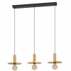 Luminaires Eglo Suspension Eglo ESCANDELL Laiton, Noir, 3 lumières* Suspensions