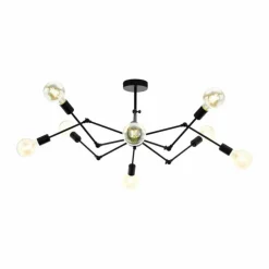 Luminaires Eglo Suspension Eglo EXMOOR Noir, 8 lumières* Suspensions