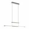 Luminaires Eglo Suspension Eglo FLAGRANERA LED Nickel mat, 2 lumières* Suspensions