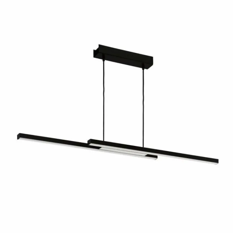 Luminaires Eglo Suspension Eglo FRAIOLI-Z LED Noir, 2 lumières, Changeur de couleurs