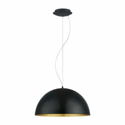 Lampes Dorées-Luminaires Eglo Suspension Eglo GAETANO 1 Or, Noir, 1 lumière