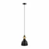 Luminaires Scandinaves-Luminaires Eglo Suspension Eglo GILWELL Bruni, Noir, 1 lumière