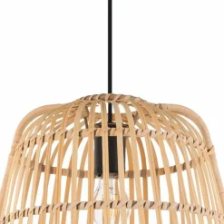 Style Boho-Chic-Luminaires Eglo Suspension Eglo GLYNEATH Noir, 1 lumière