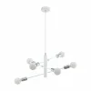 Luminaires Eglo Suspension Eglo GRADOLI Chrome, Blanc, 6 lumières* Suspensions