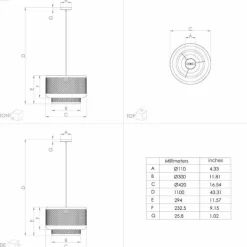 Style Boho-Chic-Luminaires Eglo Suspension Eglo HETTONLE Noir, 1 lumière
