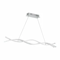 Luminaires Eglo Suspension Eglo LASANA 2 LED Chrome, 3 lumières* Éclairage Led