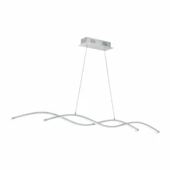 Luminaires Eglo Suspension Eglo LASANA 2 LED Chrome, 2 lumières* Éclairage Led