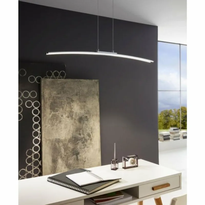 Luminaires Eglo Suspension Eglo LASANA LED Chrome, 1 lumière* Éclairage Led