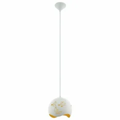 Luminaires Eglo Suspension Eglo LAURINA Blanc, 1 lumière* Suspensions