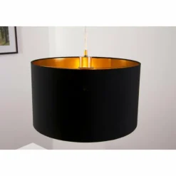 Lampes En Tissu-Luminaires Eglo Suspension Eglo Leuchten Maserlo Nickel mat, 1 lumière