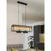 Lampes Industrielles-Luminaires Eglo Suspension Eglo LIBERTAD Écru, Noir, 3 lumières