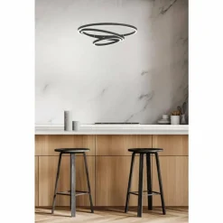 Luminaires Eglo Suspension Eglo LOBINERO-Z LED Noir, 1 lumière