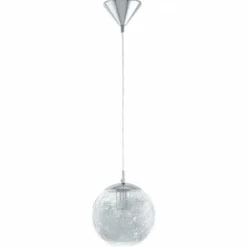 Luminaires Eglo Suspension Eglo LUBERIO Chrome