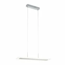 Luminaires Eglo Suspension Eglo MANRESA LED Nickel mat, 1 lumière* Éclairage Led
