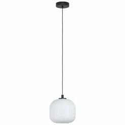 Luminaires Eglo Suspension Eglo MANTUNALLE Noir, 1 lumière