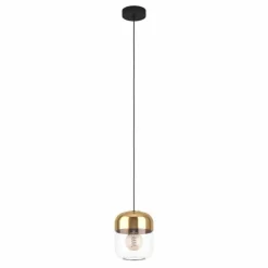 Luminaires Eglo Suspension Eglo MARYVILLA Bruni, Noir, 1 lumière