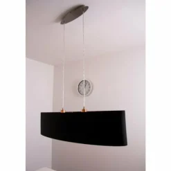 Lampes En Tissu-Luminaires Eglo Suspension Eglo Maserlo Nickel mat, 2 lumières