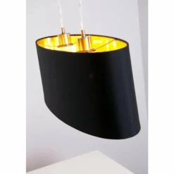 Lampes En Tissu-Luminaires Eglo Suspension Eglo Maserlo Nickel mat, 2 lumières