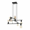 Luminaires Eglo Suspension Eglo MEZZANA Noir, 8 lumières* Suspensions