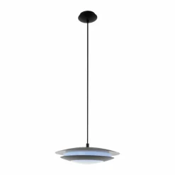 Luminaires Eglo Suspension Eglo MONEVA-C LED Noir, 1 lumière, Changeur de couleurs* Suspensions