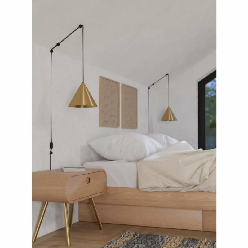 Luminaires Eglo Suspension Eglo NARICES Noir, 1 lumière* Suspensions