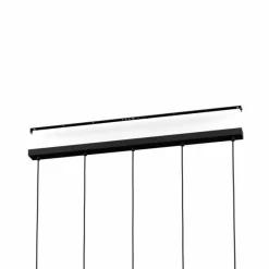 Lampes En Tissu-Luminaires Eglo Suspension Eglo NASTASIA Noir, 3 lumières