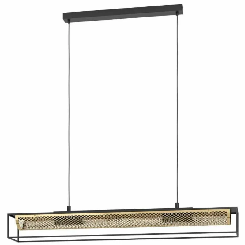 Luminaires Eglo Suspension Eglo NOHALES Noir, 4 lumières* Suspensions
