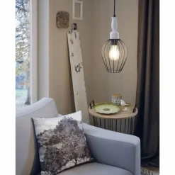 Luminaires Eglo Suspension Eglo NORHAM Noir, 1 lumière* Suspensions