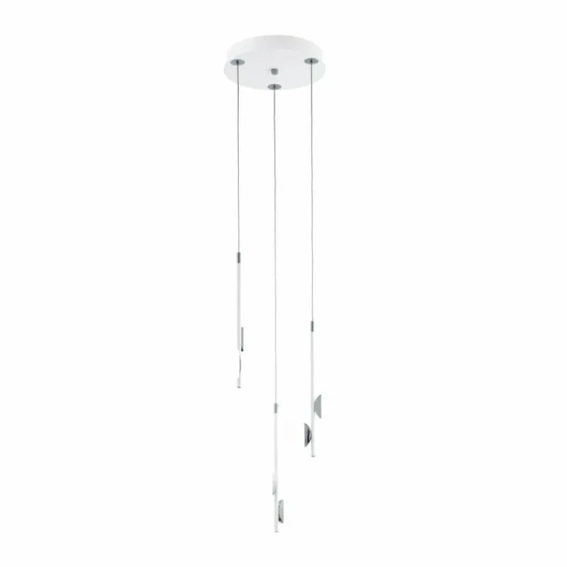 Luminaires Eglo Suspension Eglo OLINDRA LED Blanc, 6 lumières* Éclairage Led