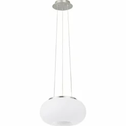 Luminaires Eglo Suspension Eglo OPTICA Nickel mat, 2 lumières