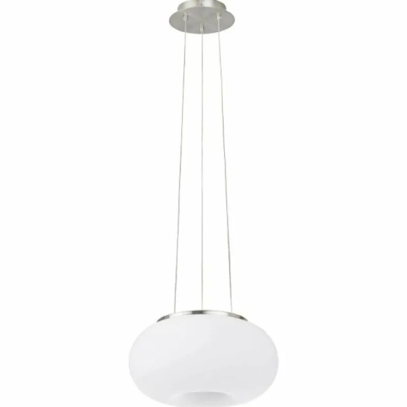 Luminaires Eglo Suspension Eglo OPTICA Nickel mat, 2 lumières