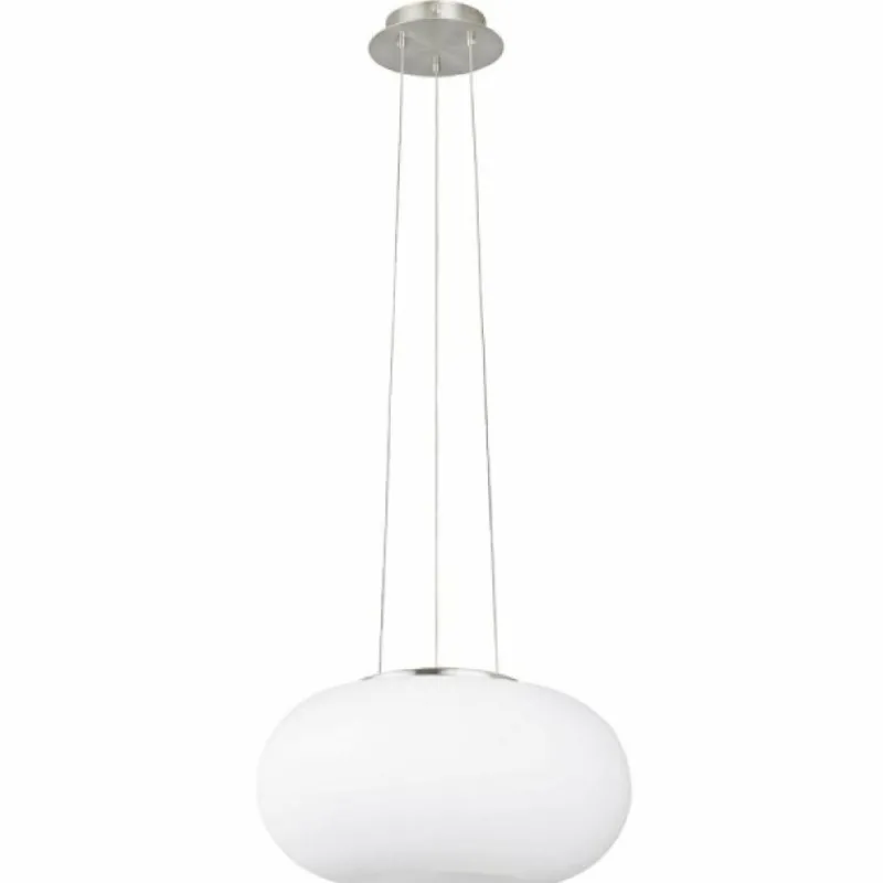 Luminaires Eglo Suspension Eglo OPTICA Nickel mat, 2 lumières