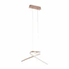 Lampes Dorées-Luminaires Eglo Suspension Eglo PALOZZA LED Or, 2 lumières
