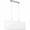 Lampes En Tissu-Luminaires Eglo Suspension Eglo PASTERI Nickel mat, 2 lumières