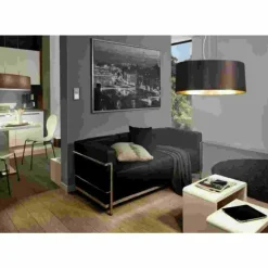 Lampes En Tissu-Luminaires Eglo Suspension Eglo PASTERI Nickel mat, 2 lumières