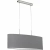 Lampes En Tissu-Luminaires Eglo Suspension Eglo PASTERI Nickel mat, 2 lumières