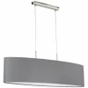 Lampes En Tissu-Luminaires Eglo Suspension Eglo PASTERI Nickel mat, 2 lumières