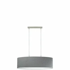 Lampes En Tissu-Luminaires Eglo Suspension Eglo PASTERI Nickel mat, 2 lumières