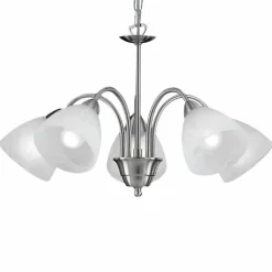 Luminaires Eglo Suspension Eglo PASTO Nickel mat, 5 lumières