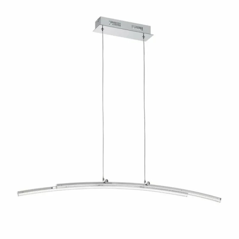 hofstein Suspension Eglo PERTINI LED Chrome, 2 lumières