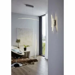 hofstein Suspension Eglo PERTINI LED Chrome, 2 lumières