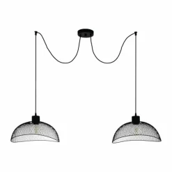 Luminaires Eglo Suspension Eglo POMPEYA Noir, 2 lumières* Suspensions