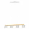 Luminaires Eglo Suspension Eglo PORTICO-Z LED Écru, 4 lumières, Changeur de couleurs