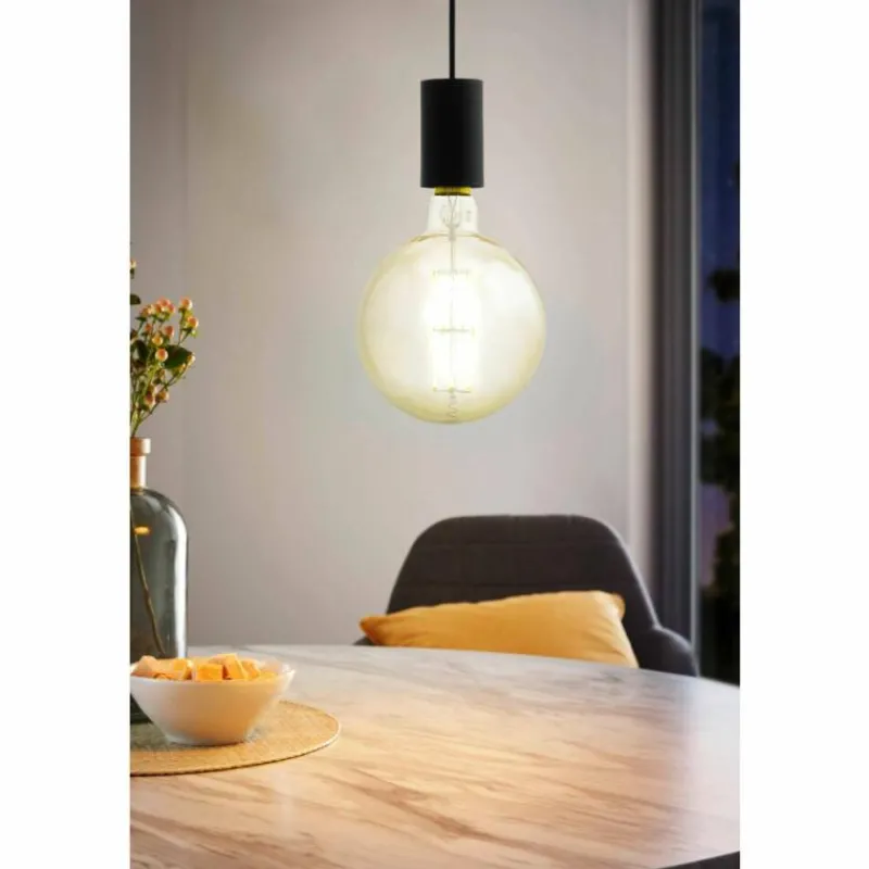 Luminaires Eglo Suspension Eglo POZUETA Noir, 1 lumière* Suspensions